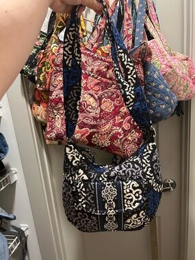 Vera Bradley-Canterbury Cobalt- purse and wallets combo